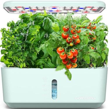 Imagem de Jardim Indoor Ahopegarden Sistema Hidropônico com 10 Pods e Luz LED