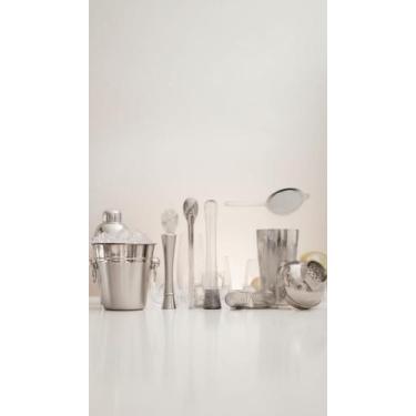 Imagem de Kit Bartender 7 Peças Inox Coqueteleira 500ml - Congratulations Store