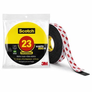 Imagem de Fita Isolante Auto Fusão Scotch 23 19mm x 10m 3M