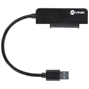 Imagem de Cabo Adaptador SATA para HD SSD 2.5" USB 3.0 CA25-30 Alta Velocidade Até 5 Gbps Plug & Play Vinik