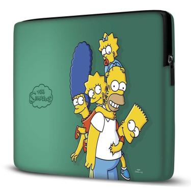 Imagem de Capa para Notebook Simpsons Verde 15.6 A 17 Polegadas-Unissex