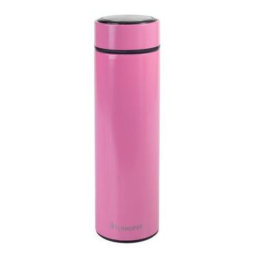 Imagem de Squeeze Térmico Aço Inox Rosa 500 Ml Termopro