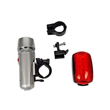 Imagem de Lanterna Farol Led Bicicleta Bike + Sinalizador Pisca Seguro