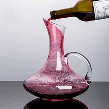 Imagem de Decanter Vinho 1,5l Vidro Lapidado C/Alça Aerador