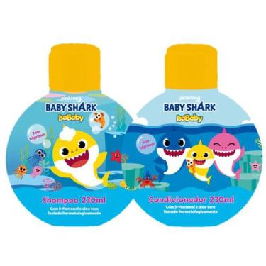 Imagem de Kit Baby Shark Shampoo Para Bebê Condicionador Recém-Nascido