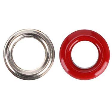 Imagem de Fivela de ilhós, botão de ilhós de metal, conjunto antiferrugem DIY Craft 500 para sapatos Ferramenta de rebite de botão para sapatos(6mm)