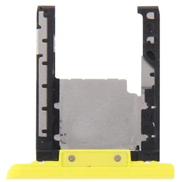 Imagem de Peças de reposição de reparo de bandeja de cartão SD para Nokia Lumia 1520 (preto) Peças (cor amarela)