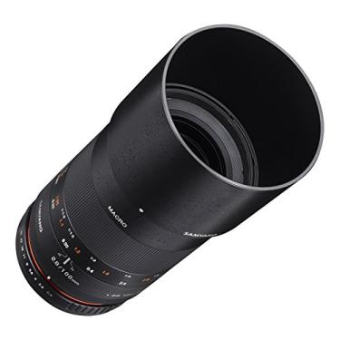 Imagem de Samyang Lente macro teleobjetiva de quadro completo F2.8 ED UMC de 100 mm para câmeras de lentes intercambiáveis Olympus e Panasonic Micro Four Thirds