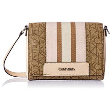 Imagem de Calvin Klein Bolsa de ombro única com monograma da Clara Signature, Arena, One Size