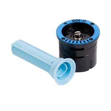 Imagem de Bocal de plástico Rainbird série U-10 com padrão de tela e círculo, pássaro de chuva de 10' U-10Q