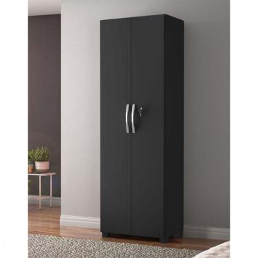 Imagem de Armário Notável Multiuso 2 Portas Com Chave - Preto Tx