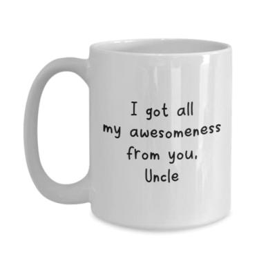 Imagem de SpreadPassion Caneca de café para tio, ideia de presente para tios, ideia de presente para familiares, presente para pessoas próximas