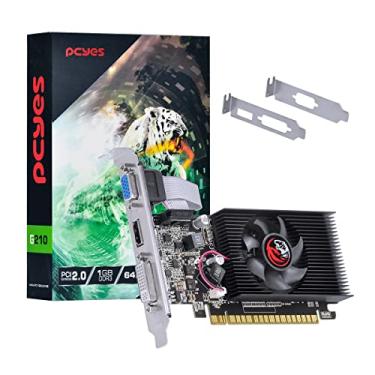 Imagem de PLACA DE VIDEO NVIDIA GEFORCE G 210 1GB DDR3 64 BITS LOW PROFILE - PVG2101GBR364LP – PCYES