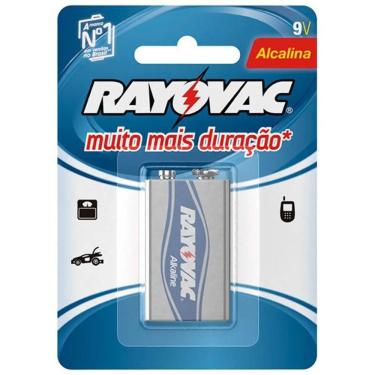 Imagem de Pilha Alcalina 9V 6LR61 20984  – Rayovac Pilha Alcalina 9v – Rayovac