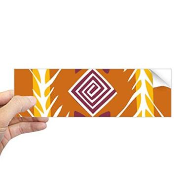 Imagem de DIYthinker Marrom, Totems do México, Civilização, Retangular, Para-choque, Adesivo para Janela