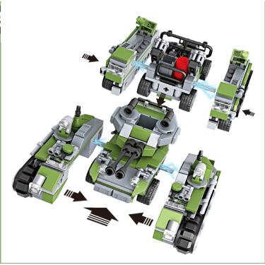 Imagem de Brinquedos de bloco de construção de modelo de campo de batalha de pequenas partículas da Segunda Gu