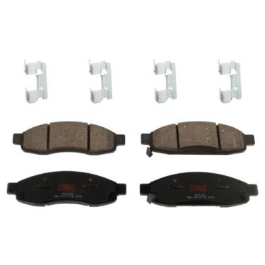 Imagem de TRW Conjunto de pastilhas de freio a disco TPC1183 para Nissan Titan: 2005-2007 e outras aplicações frontais