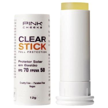 Imagem de Protetor Solar Transparente FPS70 Pink Cheeks – Clear Stick 12g-Unissex