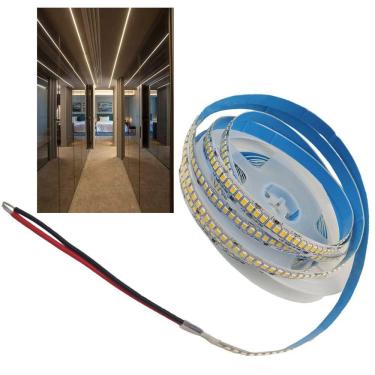 Imagem de Fita Led 240Leds 16W 4000K Sala Quarto Gesso Sanca Teto Rebaixado Decoraçao Iluminaçao Ambiente Interno Externo