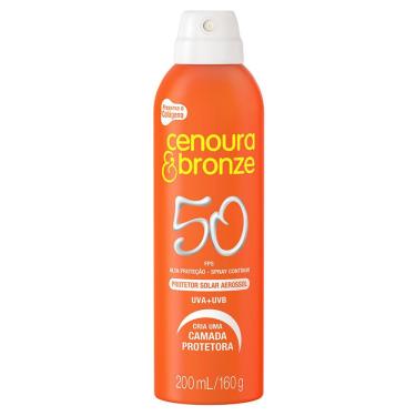 Imagem de Protetor Cenoura e Bronze Aero FPS50 200ml