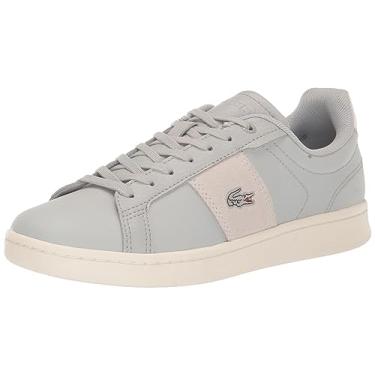 Imagem de Lacoste Tênis feminino Carnaby Pro Cgr 2233 SFA, Cinza claro/Off Wht, 36