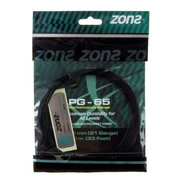 Imagem de Set de Corda para Raquete de Badminton Zons PG 65 0,70mm Preta