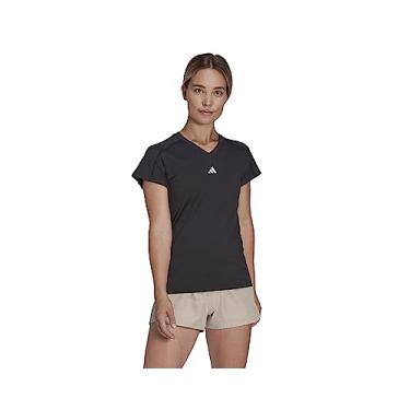 Imagem de Camiseta Adidas Feminina Essentials Minimal Branding Treino Black Hn5543 P