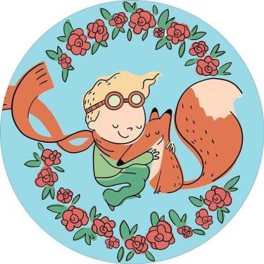 Imagem de Painel Redondo 3D Sublimado Pequeno Principe Frd-6104