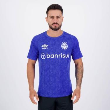 Imagem de Camisa Umbro Grêmio Treino 2024 Azul