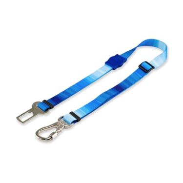 Imagem de Dog Trip Brasil Cinto de Segurança Pet Universal para Cachorro Gato com Gancho Trava de Segurança Cães Gatos Carro Coleira Adaptador Ajustável Porte Grande Médio Pequeno Estampa Maldives