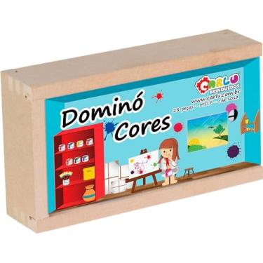Imagem de Dominó Cores Carlu Brinquedos