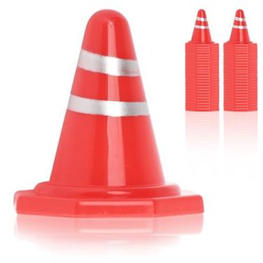 Imagem de Cone de trânsito, 50 peças de mini cone de tráfego brinquedos de tráfego em miniatura cone marcador de agilidade para treinamento esportivo para crianças crianças controle remoto controle remoto carro futebol treinamento