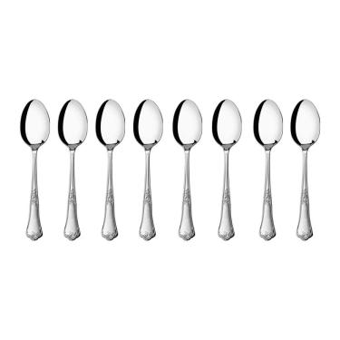 Imagem de Kit 8 Colheres de Sobremesa Hercules Classic Aço Inox 493-004P
