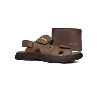 Imagem de Sandalia Chinelo Itapua Masculino Couro 1252 Brown