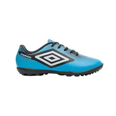 Imagem de Chuteira Society Umbro Cannon Jr,Azul/Preto/Branco,33