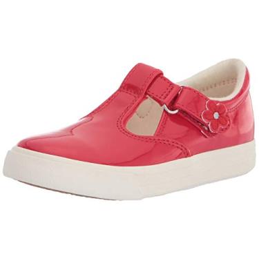 Imagem de Keds Sapatilha Daphne Mary Jane para meninas, Patente vermelha, 4 Little Kid