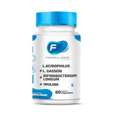 Imagem de Lactobacillus Acidophilus + L. Reuteri + L. Gasseri + Bifidobacterium Longum + Inulina 60 Cápsulas