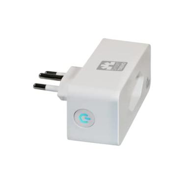 Imagem de Tomada Inteligente Smart Plug Kian Wi-Fi 10A Ligue ou Desligue Seus Eletrodomésticos Através do Celular - Compatível com Alexa e Google Assistente