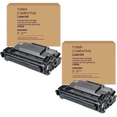 Imagem de Kit 02 Toner Compatível W9008MC 9008MC 9008 Para E52645dn - Digital Qu