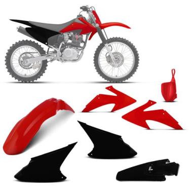 Imagem de Kit Plástico Exclusivo Crf 230f 2008 À 2014 - 5 Itens (Cores) - Pro to