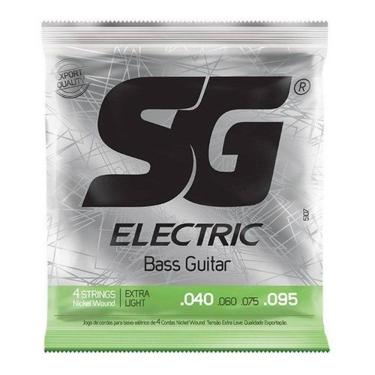 Imagem de Encordoamento Corda 040 Contra-baixo 4 Cordas Sg Níquel