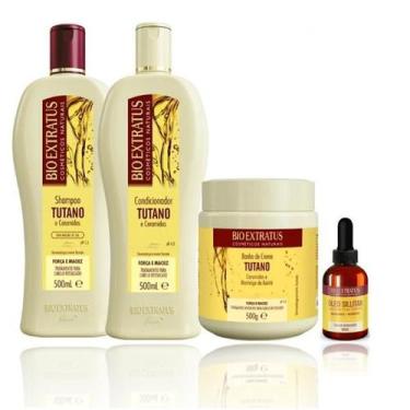 Imagem de Bio Extratus Tutano Shampoo+Cond 500ml+Mácara 500g+Oleo Sillitan 40ml