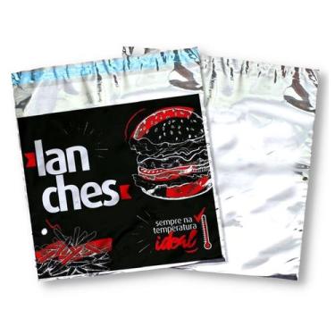 Imagem de Kit 5 pacotes Saco Térmico para Lanche Hambúrguer 1000 Um - Tamarozzi
