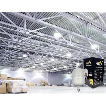 Imagem de Lâmpada 80W LED  Bulbo Branco Frio 6500k Luz Branca Soquete E27 Bivolt