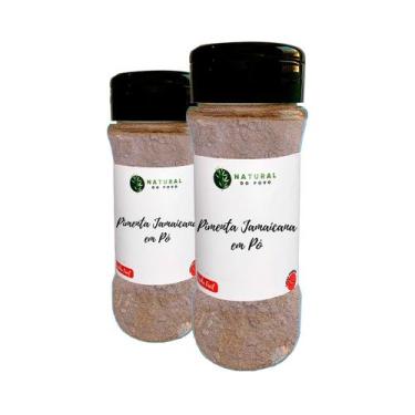 Imagem de Tempero Pimenta Jamaica em Pó Qualidade Superior Pote com Dosador Kit 