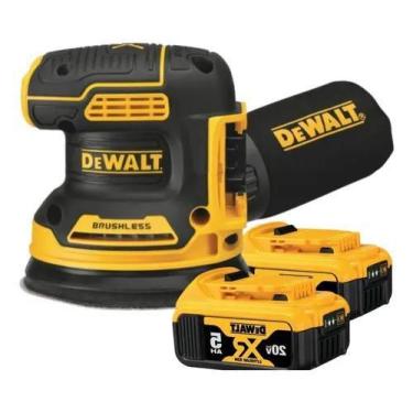 Imagem de Lixadeira Roto Orbital 20v 2 Baterias Dewalt Dcw210 S/carreg