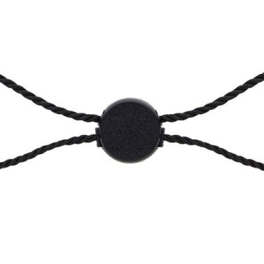 Imagem de Lacre de Autenticidade para Tag de Roupas com 2 Pontas Preto Redondo 1