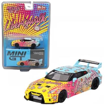 Imagem de 1:64 Scale Diecast Model Car Compatible with LB-Silhouette Works GT Nissan 35GT-RR Ver.1 LBWK Kuma Limited Edition by Mini GT MGT00742