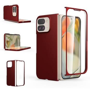 Imagem de Foluu Capa de ajuste fino para Google Pixel 9 Pro Fold 2024, com protetor de tela frontal integrado, policarbonato fosco ultrafino com capa protetora antiderrapante para Google Pixel 9 Pro Fold 2024