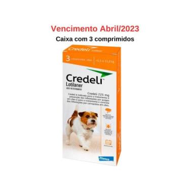 Imagem de Antipulgas Credeli 225mg - Cães entre 5,5 a 11 kg - Elanco - Pearson